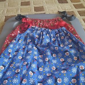 Christmas tie dresses and reindeer dress