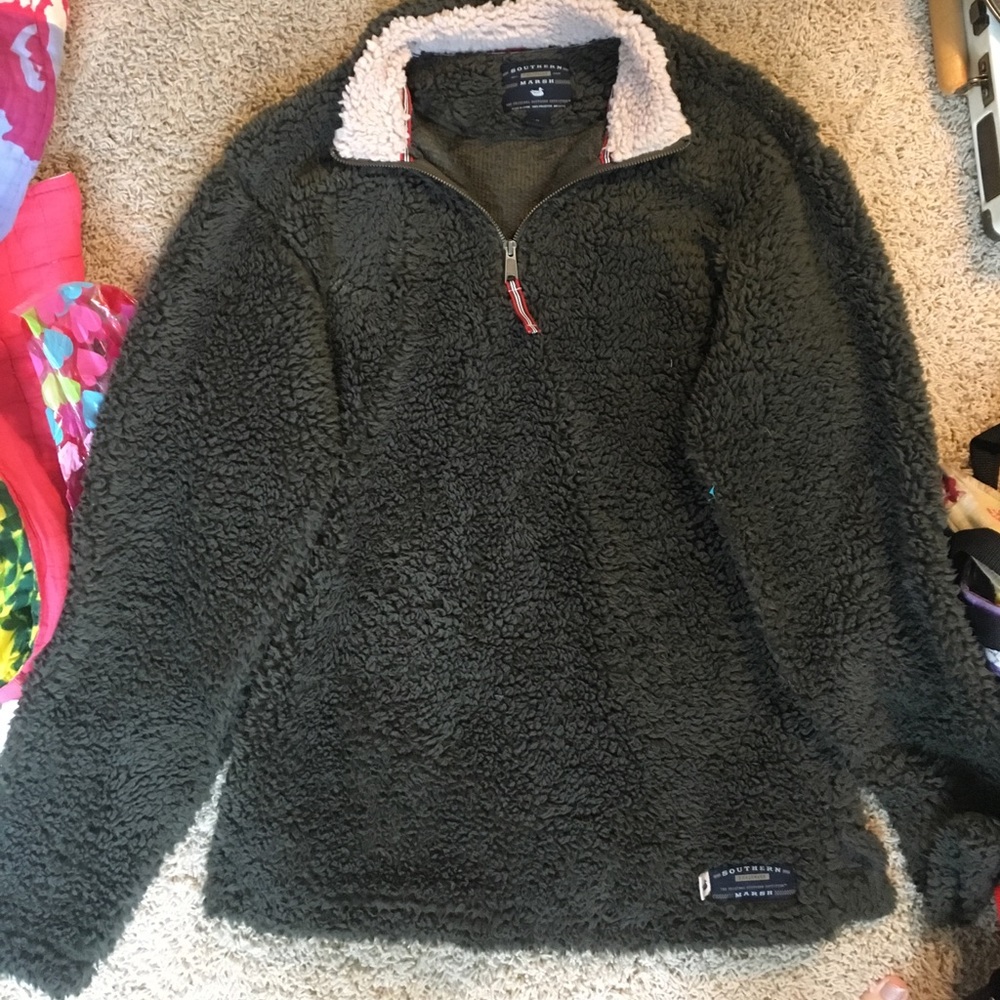 Southern Marsh Appalachian Pile Sherpa Pullover