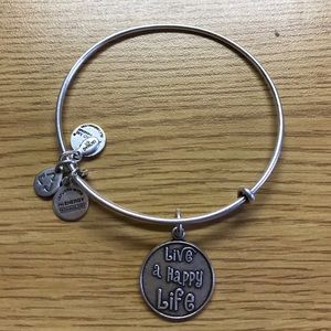 ‘Live a Happy Life’ Alex & Ani Bangle
