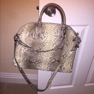 Authentic high quality snake skin bag