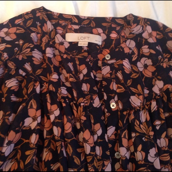 Loft Long Sleeve Fall Blouse - Picture 2 of 2