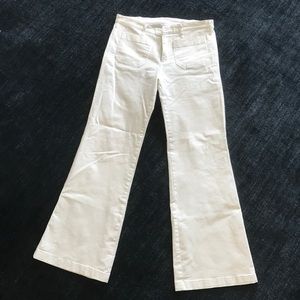 Gap white sailor style jeans
