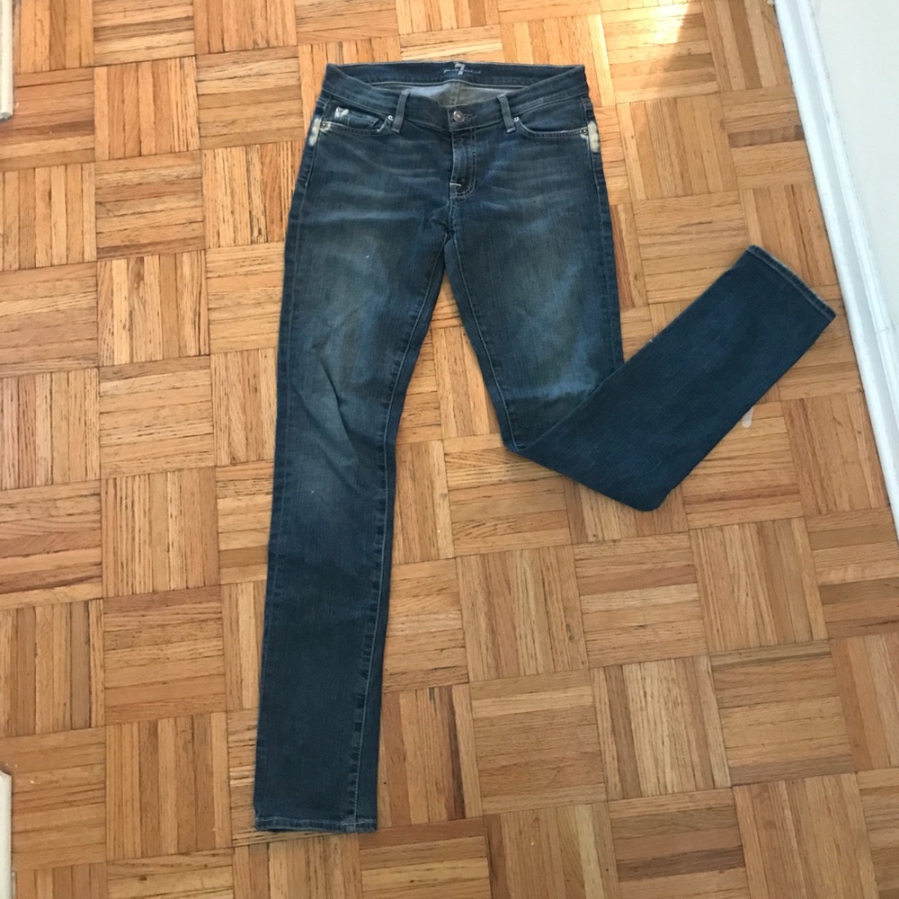 For all mankind 7 skinny jeans