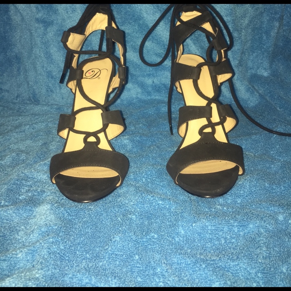 Lace up heels