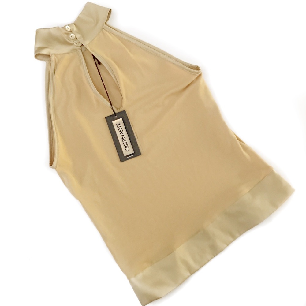 Cristinaeffe silk tank - Picture 4 of 4