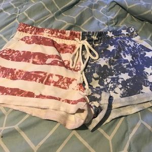 American flag shorts