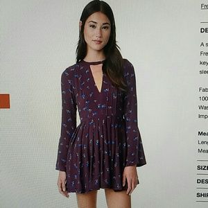 Free people Tegan mini dress