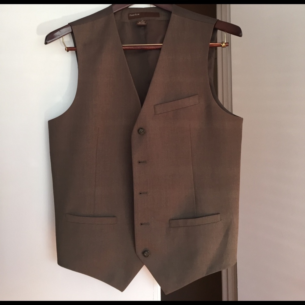 Men's suit pants and vest- classic fit (polyester)