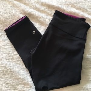 Lululemon Reversible Wunder Under Crops