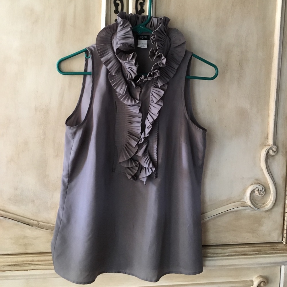 J Crew 100% silk top-excellent condition; size 2