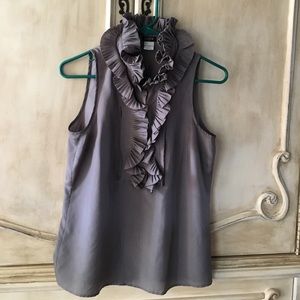 J Crew 100% silk top-excellent condition; size 2