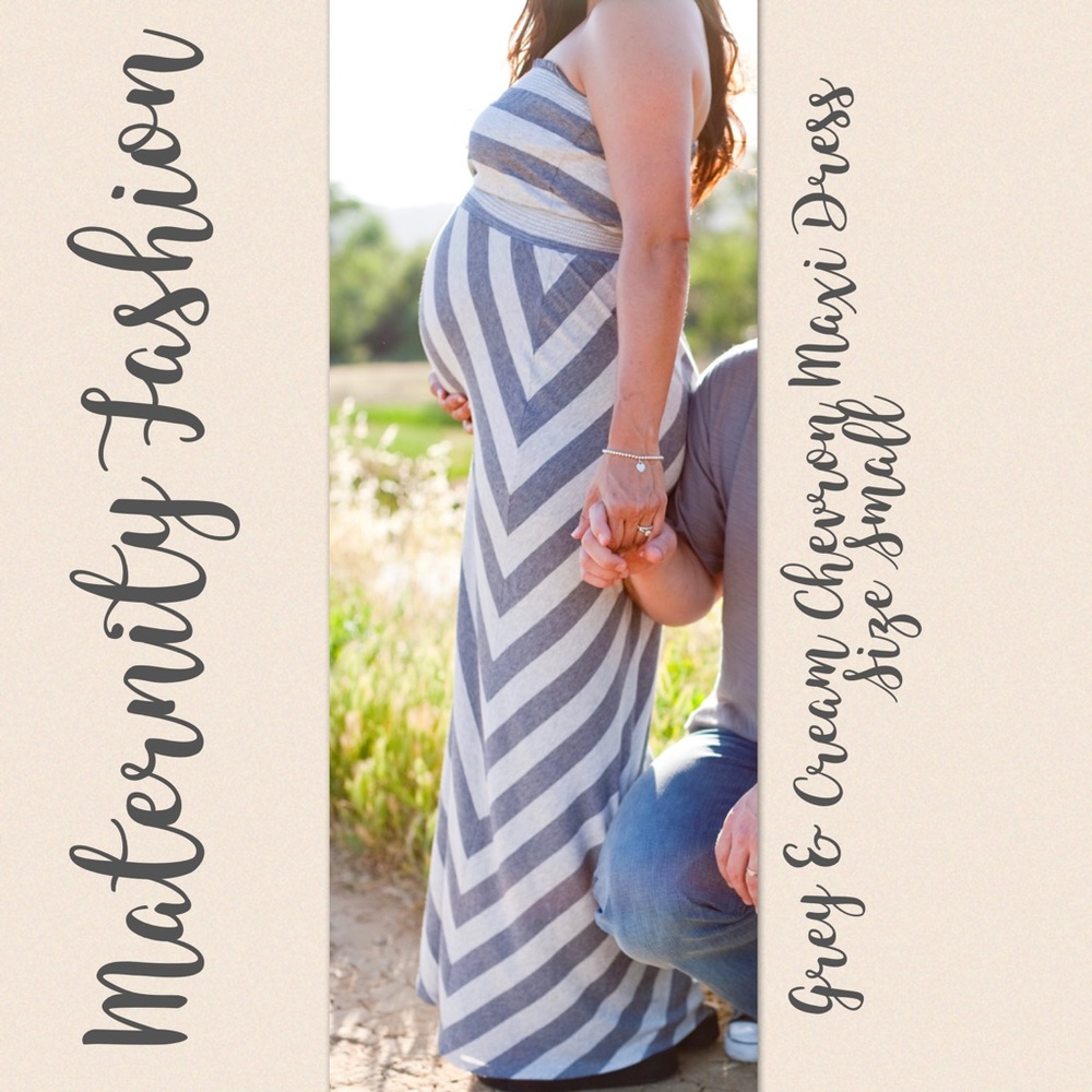 A Pea in a Pod Chevron Maxi