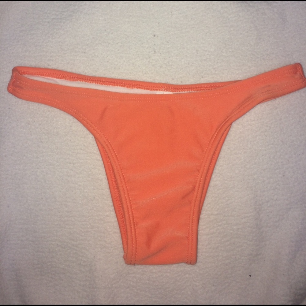 BRAZILIAN BIKINI BOTTOMS CORAL