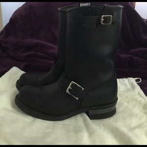 Frye Engineer 12R boots, size 8, like new.