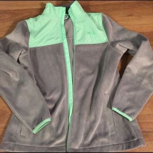 Fila Sport Soft Grey and Green Zip Up Jacket