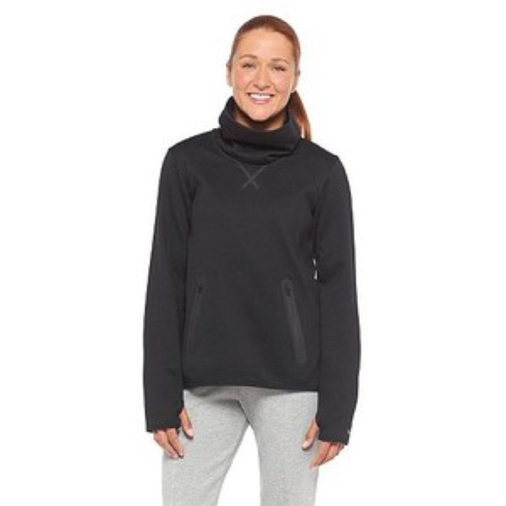 Cowl Neck Fleece Pullover