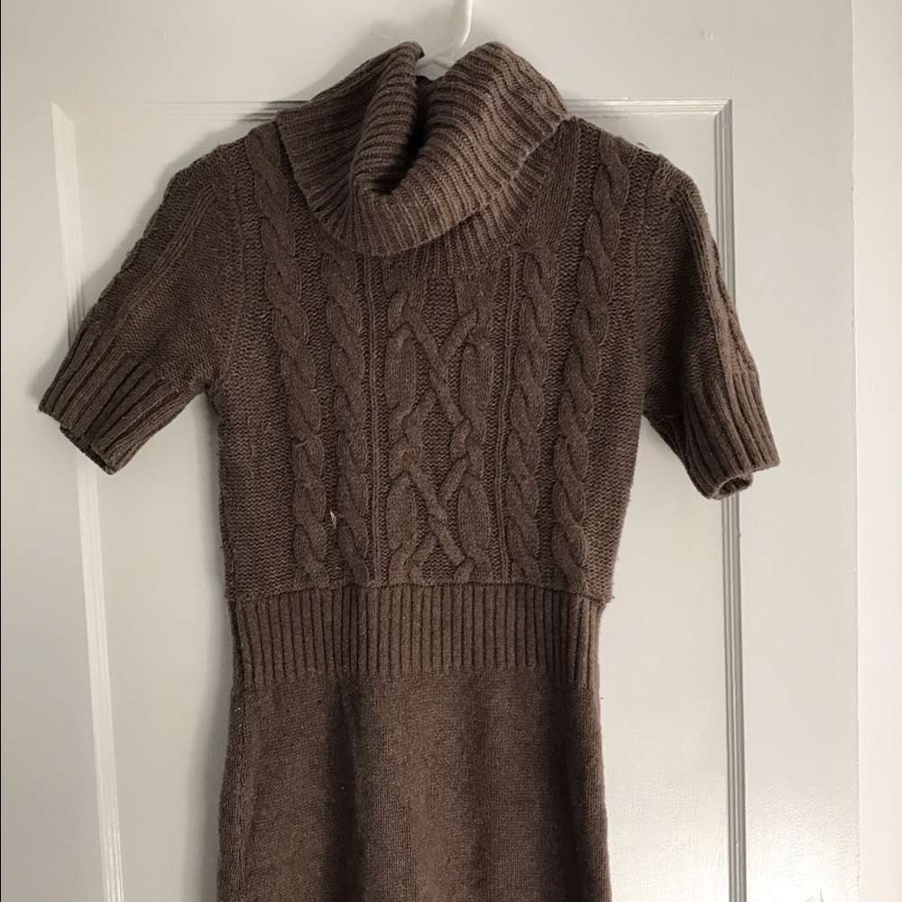 Ann Taylor LOFT cowl neck sweater dress