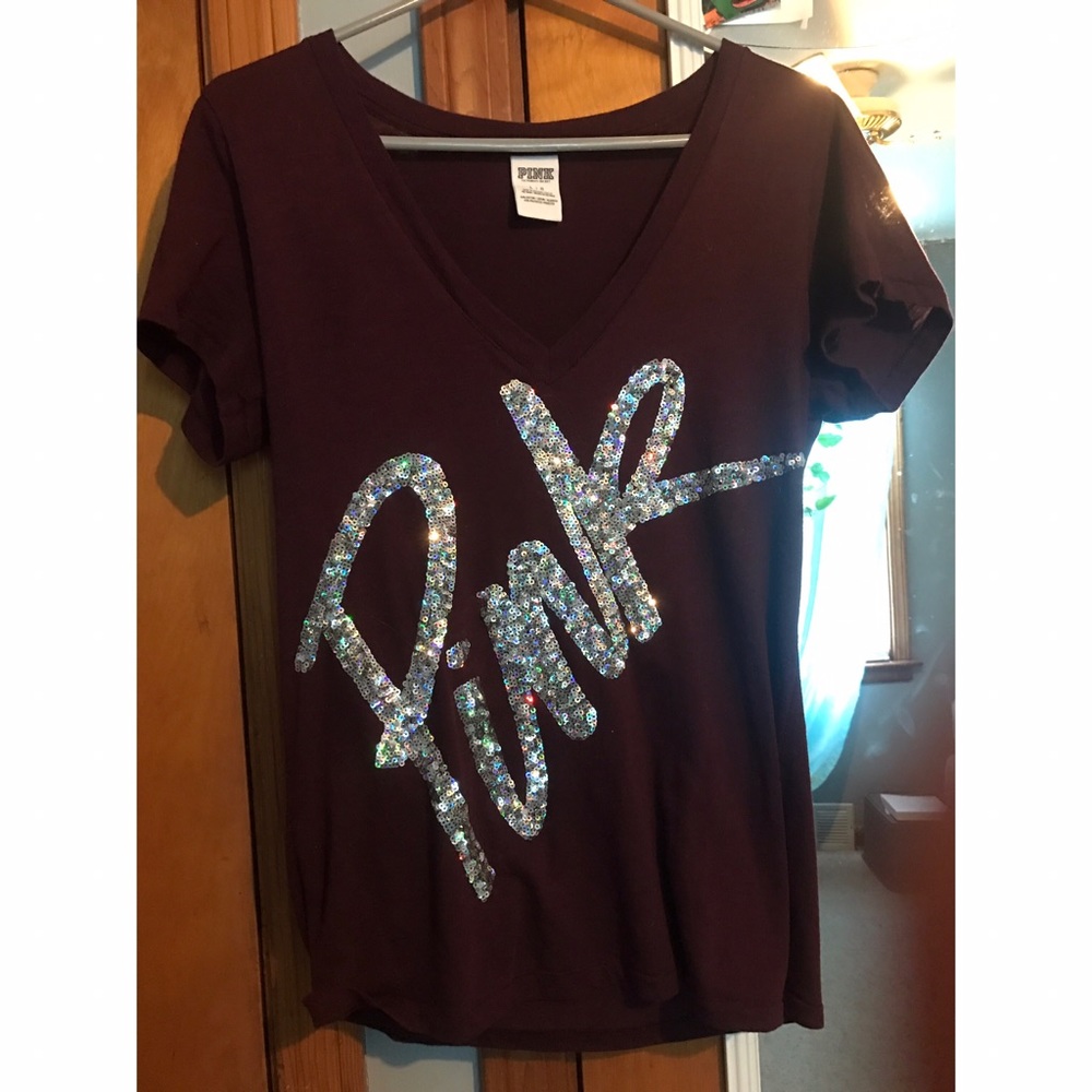 Maroon VS Pink V-Neck