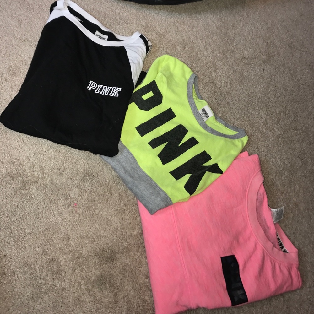 PINK Victoria Secret shirts