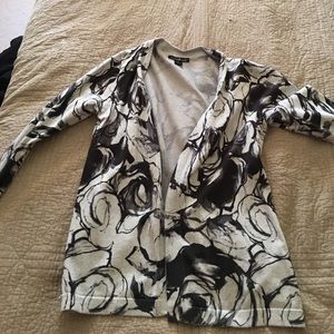 Black and grey cardigan