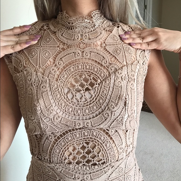 bebe Dresses & Skirts - Bebe lace crochet dress