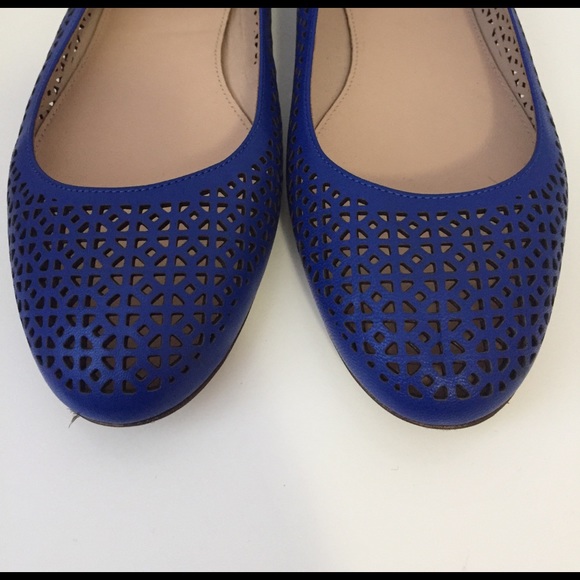 Blue J. Crew Flats - Size 8 - Picture 2 of 3