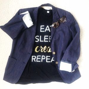 Banana Republic | Cotton Linen blend Blazer