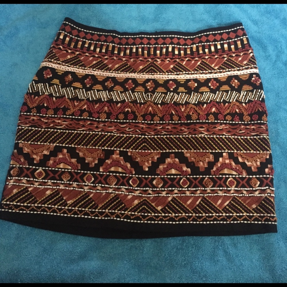 Gorgeous embroidered skirt!