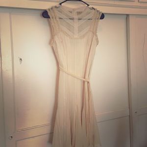 Cream lace dress