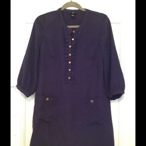 H&M navy shift dress