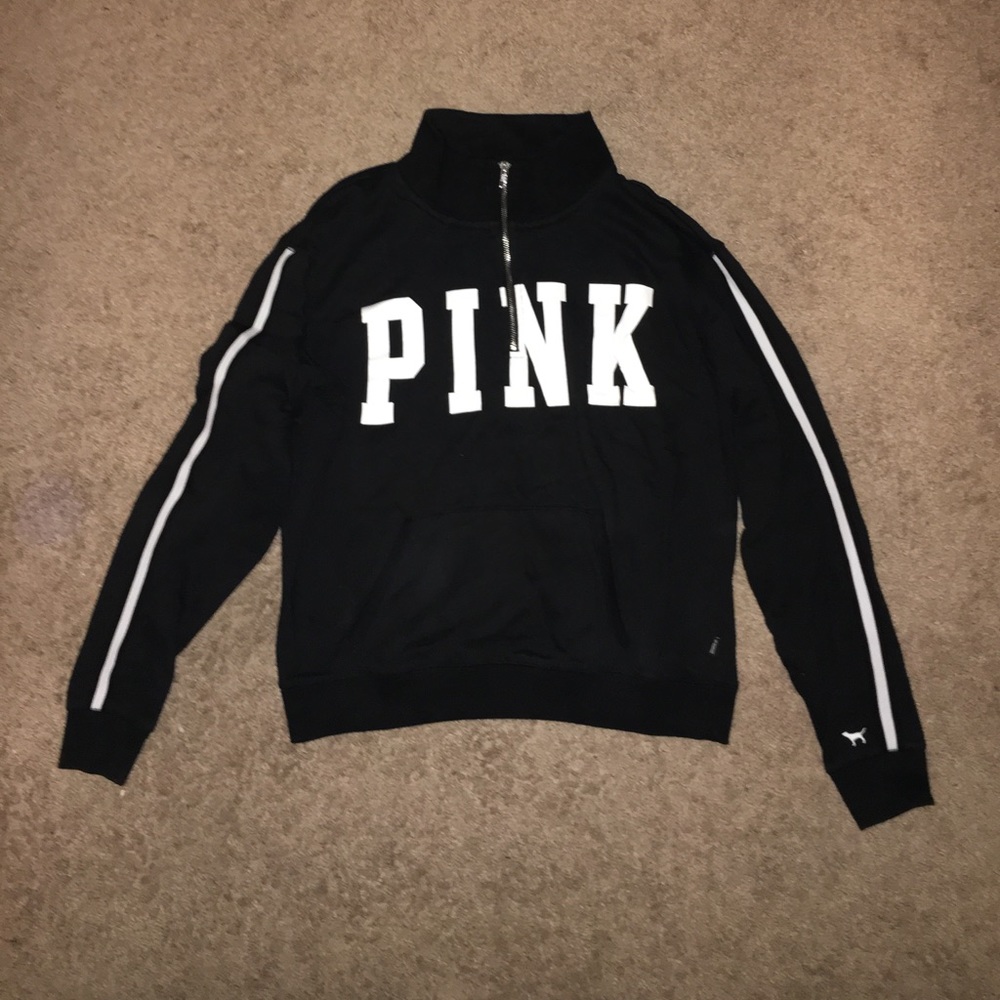 PINK quarter zip sweatshirt