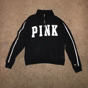PINK quarter zip sweatshirt