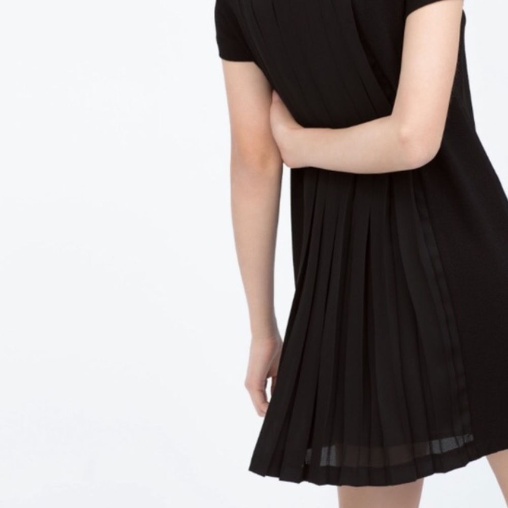 Back Pleated Dress by Zara