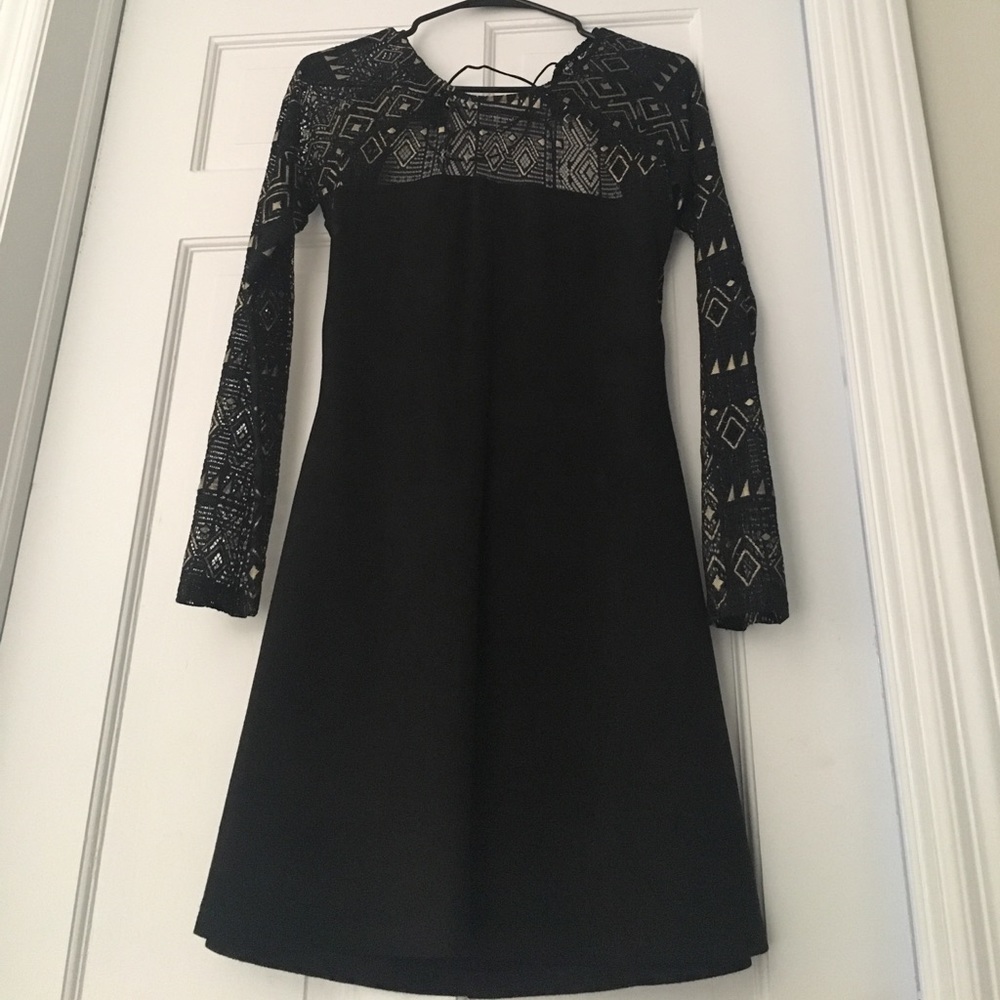 Black and gold girly and sexy dress