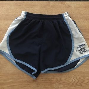 Blue Themed Athletic Shorts