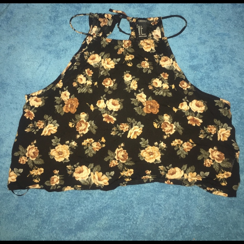 Open back crop top!