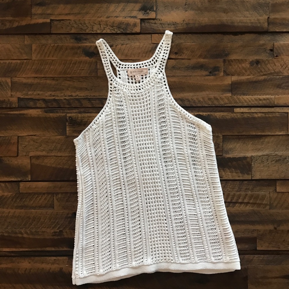 Philosophy Loose Knit Tank