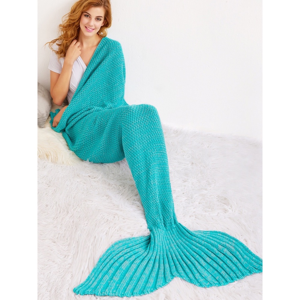 Mint Mermaid Blanket