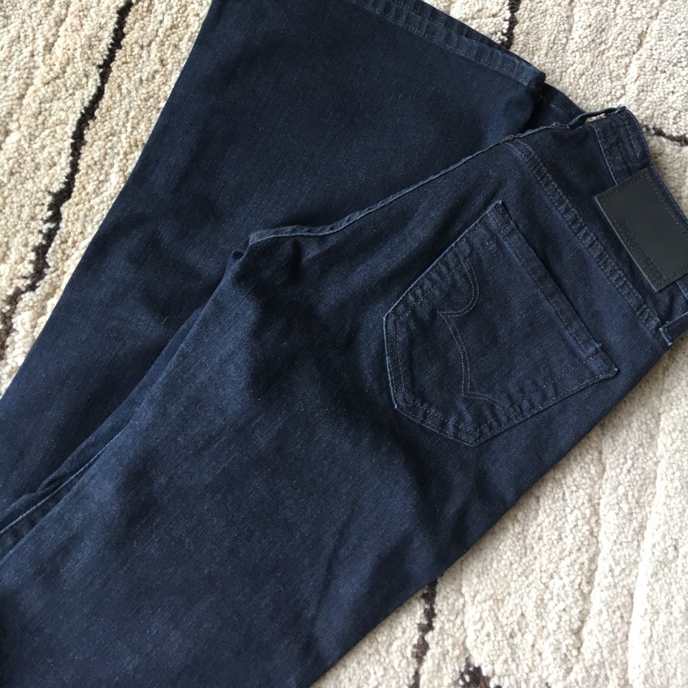 Dark wash Big Star midrise flare