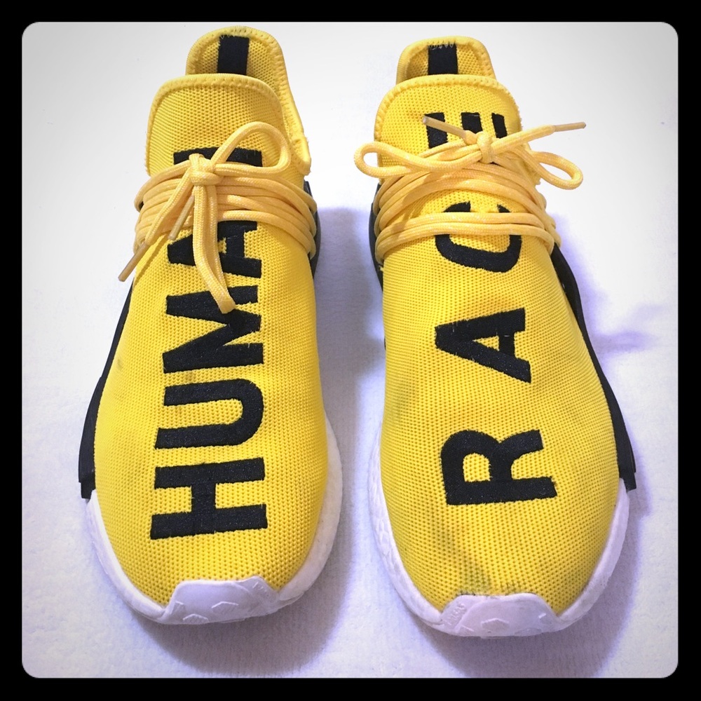 Adidas x Pharrell Humane Race NMD Yellow/ black