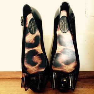 Super cute Black Vivenne Westwood flats!!