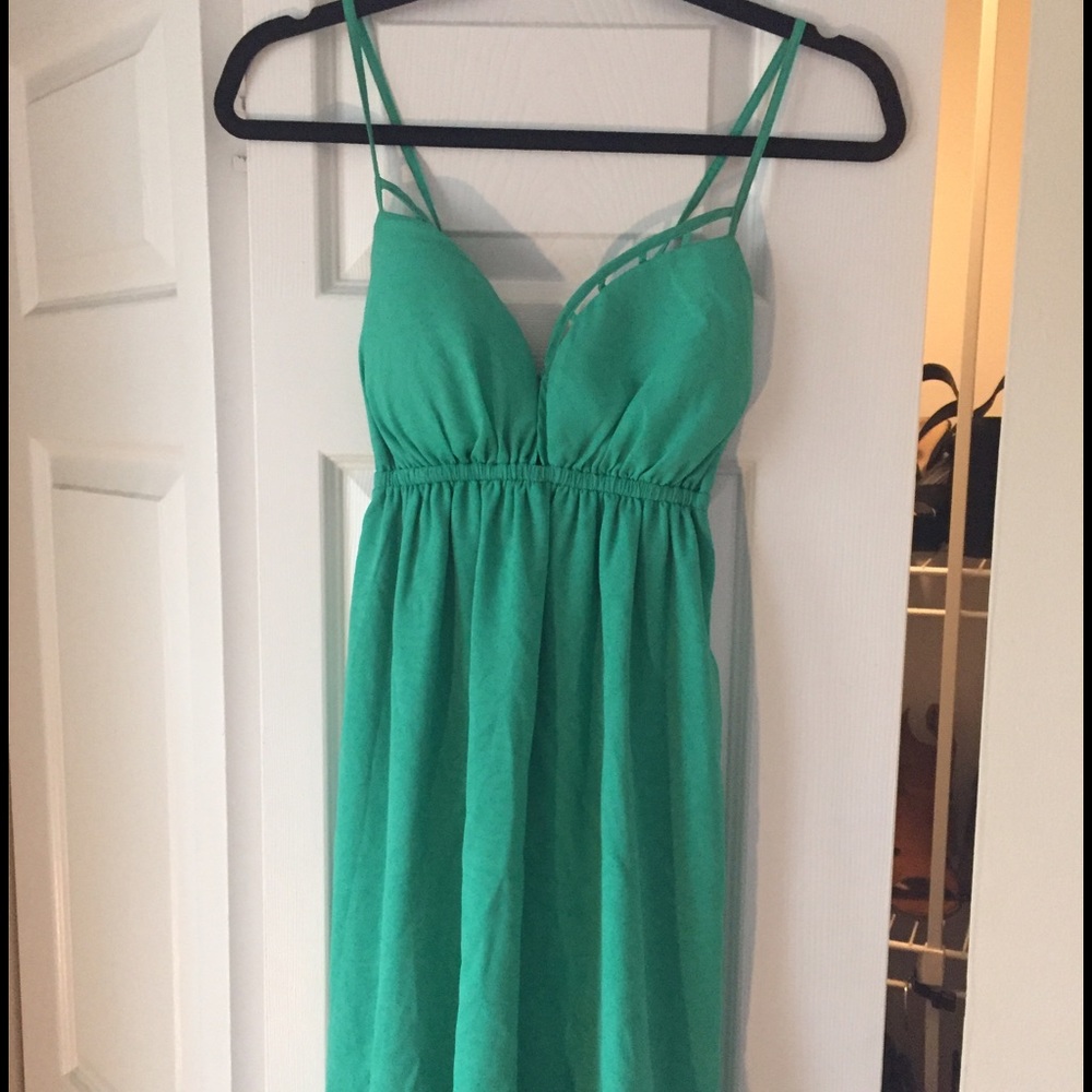 Turquoise summer dress