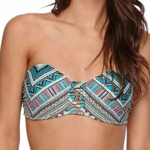 Body Glove Bikini Top. Tribal print