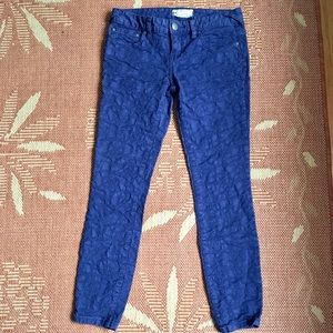 Free People Textured Skinny Jeans