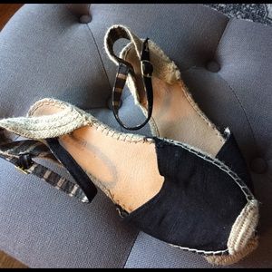 Black Sperry Espadrille Flats
