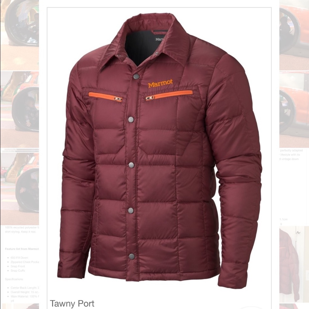 GONE SOON Men's Marmot Turner Down Jacket