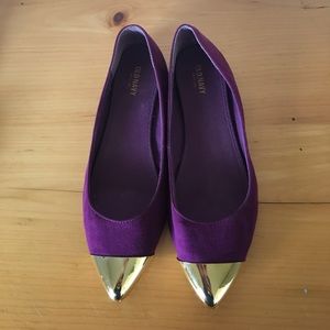 Purple flats by old navy