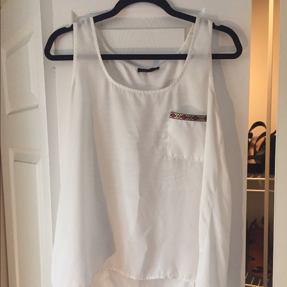 White pocket tank
