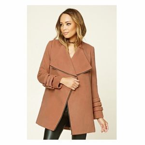 New✨TWELVE - Asymmetrical Coat in Camel