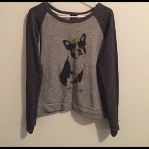 Cute French Bulldog Sweater Medium